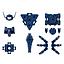 KIT ACCESORIOS 30MM 1/144 OPTION ARMOR FOR COMMANDER RABIOT EXCLUSIVE / NAVY BANDAI HOBBY