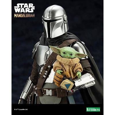 ESTATUA ARTFX+ MANDALORIAN™& GROGU™ WITH BESKAR STAFF KOTOBUKIYA