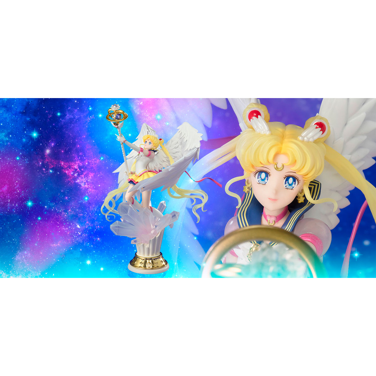 ESTATUA ETERNAL SAILOR MOON DARKNESS CALLS TO LIGHT AND LIGHT SUMMONS DARKNESS FIGUARTS ZERO CHOUETTE TAMASHII NATIONS