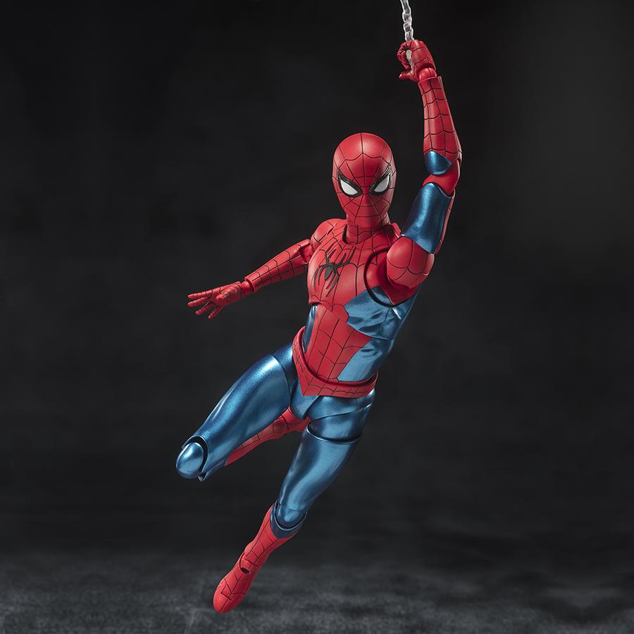 FIGURA SPIDER-MAN NEW RED &amp; BLUE SUIT SPIDER-MAN: NO WAY HOME S.H.FIGUARTS TAMASHII NATIONS