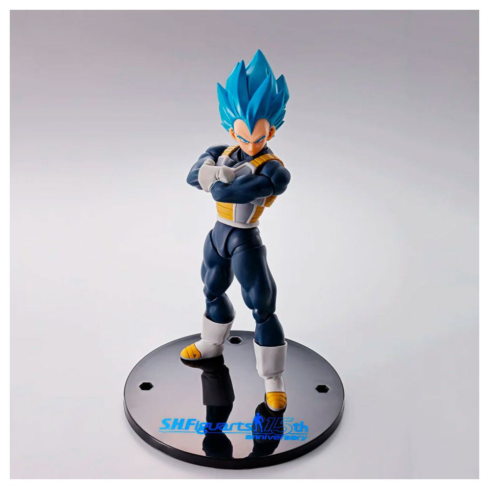 FIGURA DRAGON BALL SUPER SAIYAN GOD VEGETA SUPER 15th ANNIVERSARY VER. S.H.FIGUARTS TAMASHII NATIONS