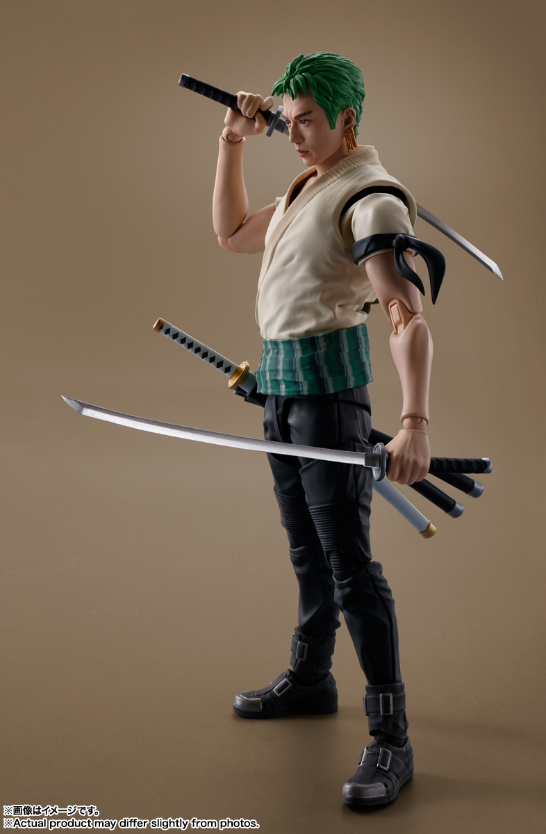 FIGURA A NETFLIX SERIES ONE PIECE RORONOA ZORO S.H.FIGUARTS TAMASHII NATIONS