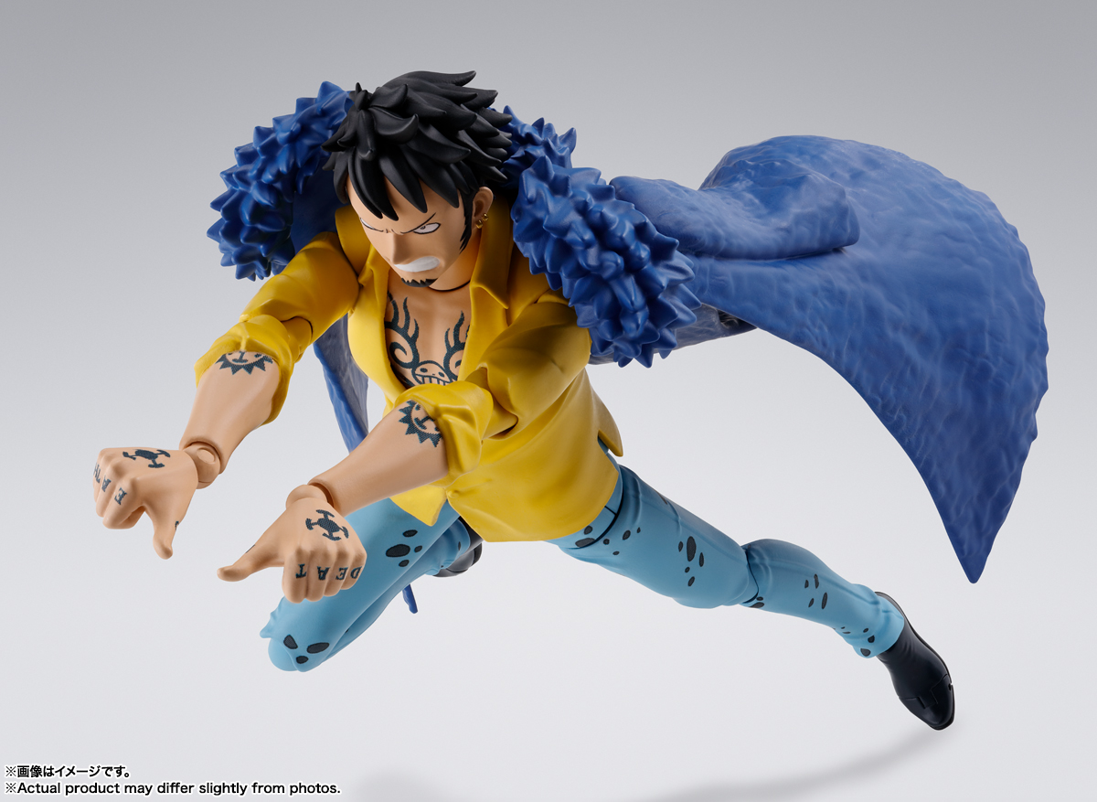 FIGURA ONE PIECE TRAFALGAR LAW THE RAID ON ONIGASHIMA S.H.FIGUARTS TAMASHII NATIONS