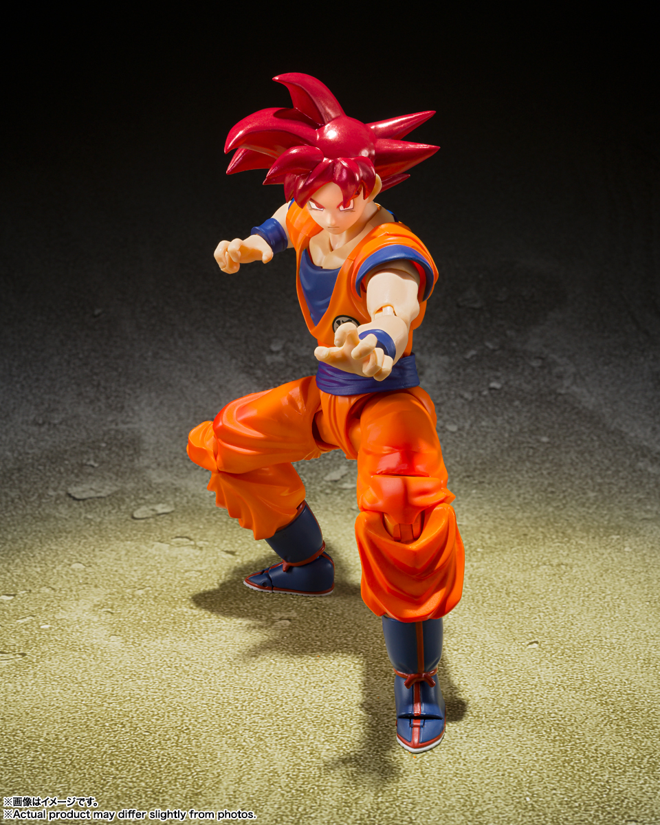 FIGURA ACCION S.H.FIGUARTS SUPER SAIYAN GOD SON GOKU TAMASHII NATIONS