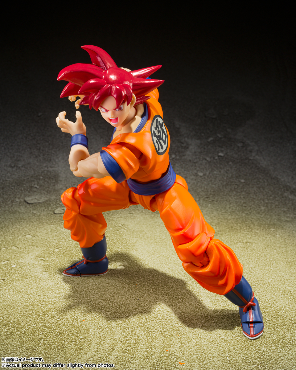 FIGURA ACCION S.H.FIGUARTS SUPER SAIYAN GOD SON GOKU TAMASHII NATIONS