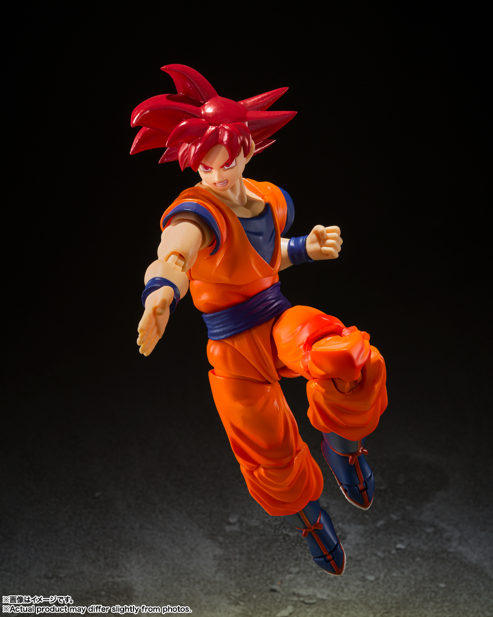 FIGURA ACCION S.H.FIGUARTS SUPER SAIYAN GOD SON GOKU TAMASHII NATIONS