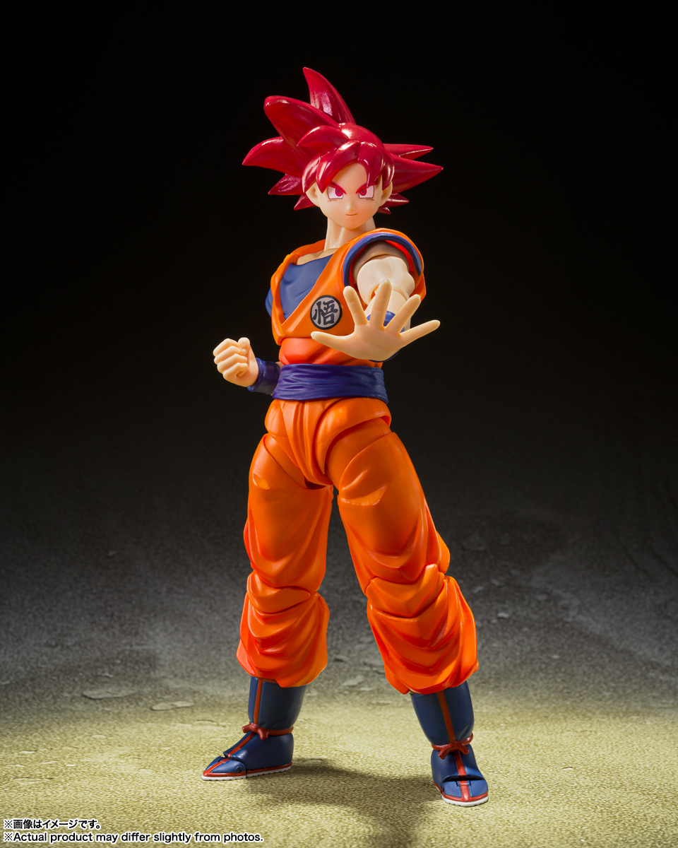 FIGURA ACCION S.H.FIGUARTS SUPER SAIYAN GOD SON GOKU TAMASHII NATIONS