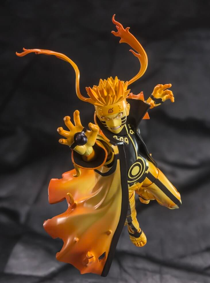 FIGURA S.H.FIGUARTS NARUTO UZUMAKI KURAMA LINK MODE COURAGEOUS STRENGTH THAT BINDS TAMASHII NATIONS