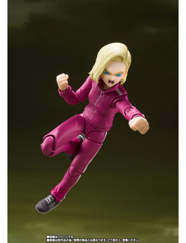 FIGURA ACCION S.H.FIGUARTS ANDROID 18 UNIVERSE SURVIVAL SAGA  TAMASHII NATIONS