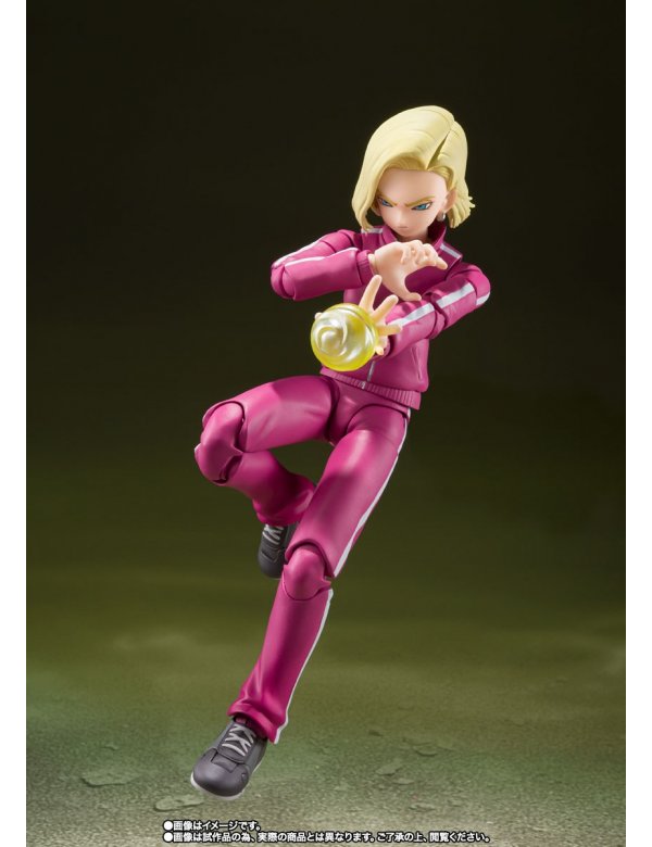 FIGURA ACCION S.H.FIGUARTS ANDROID 18 UNIVERSE SURVIVAL SAGA  TAMASHII NATIONS