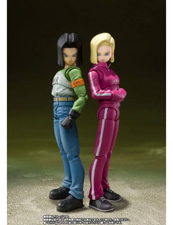 FIGURA ACCION S.H.FIGUARTS ANDROID 18 UNIVERSE SURVIVAL SAGA  TAMASHII NATIONS