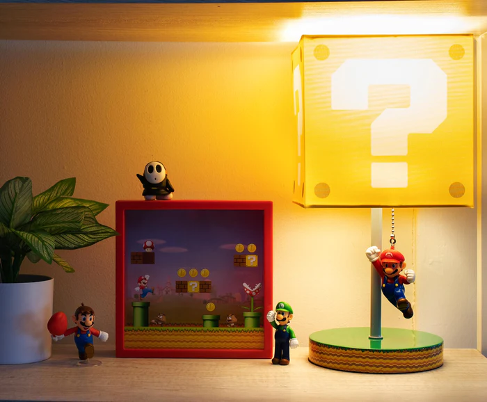 Lampara Question Block Super Mario Bros Paladone