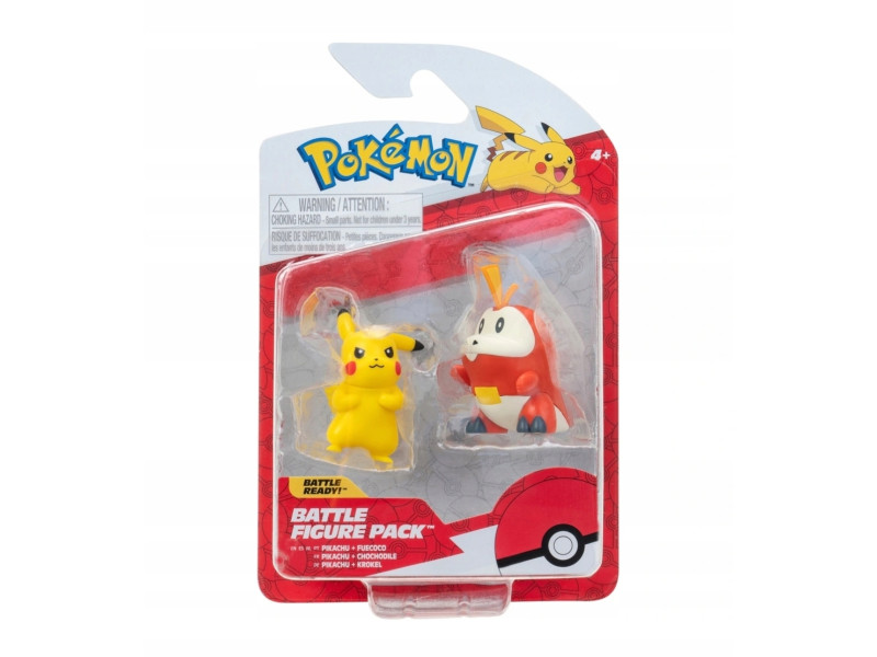 Figura Pokemon Pikachu y Fuecoco Jazwarez