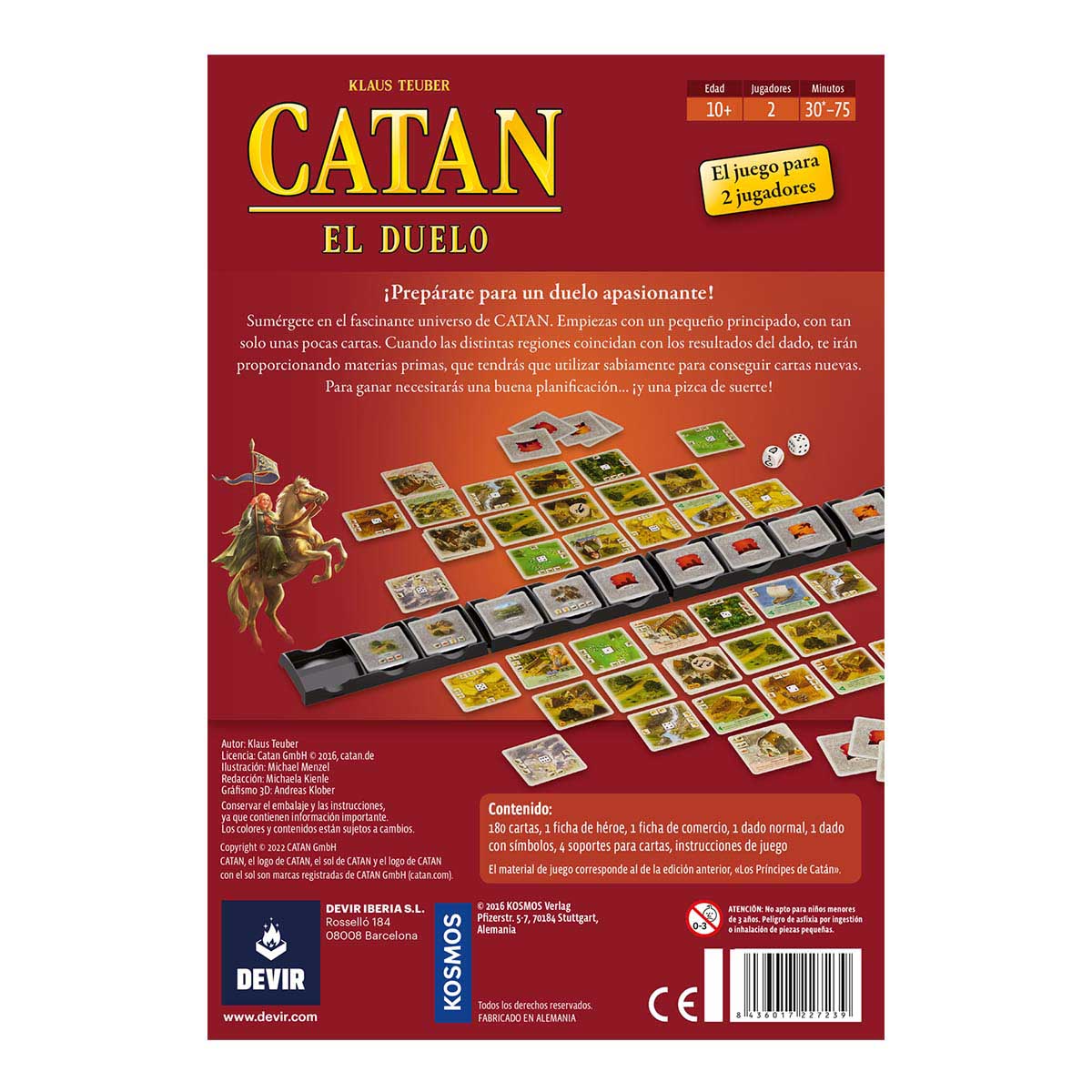 Juego de mesa Catan el Duelo