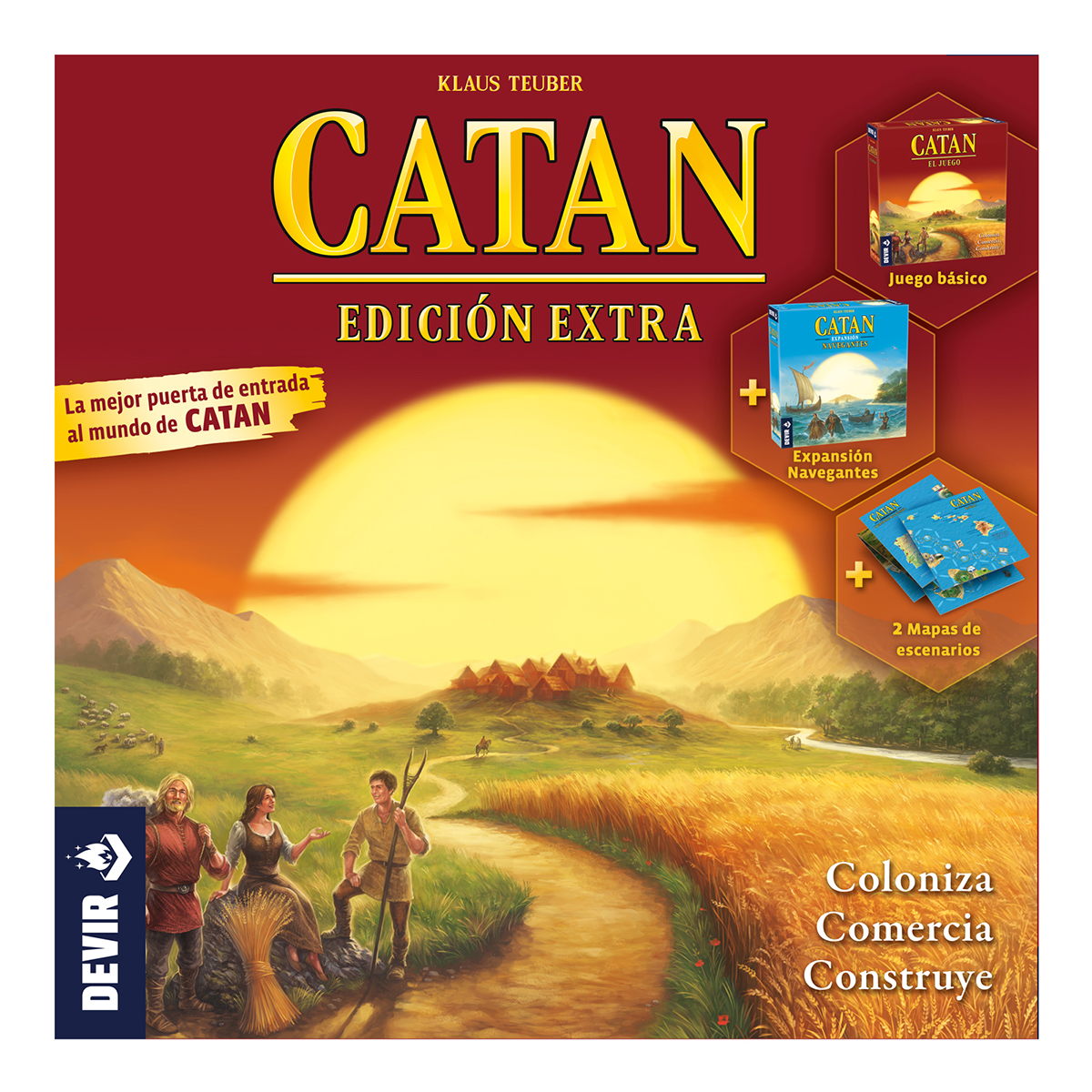 Juego de mesa Catan Edicion Extra