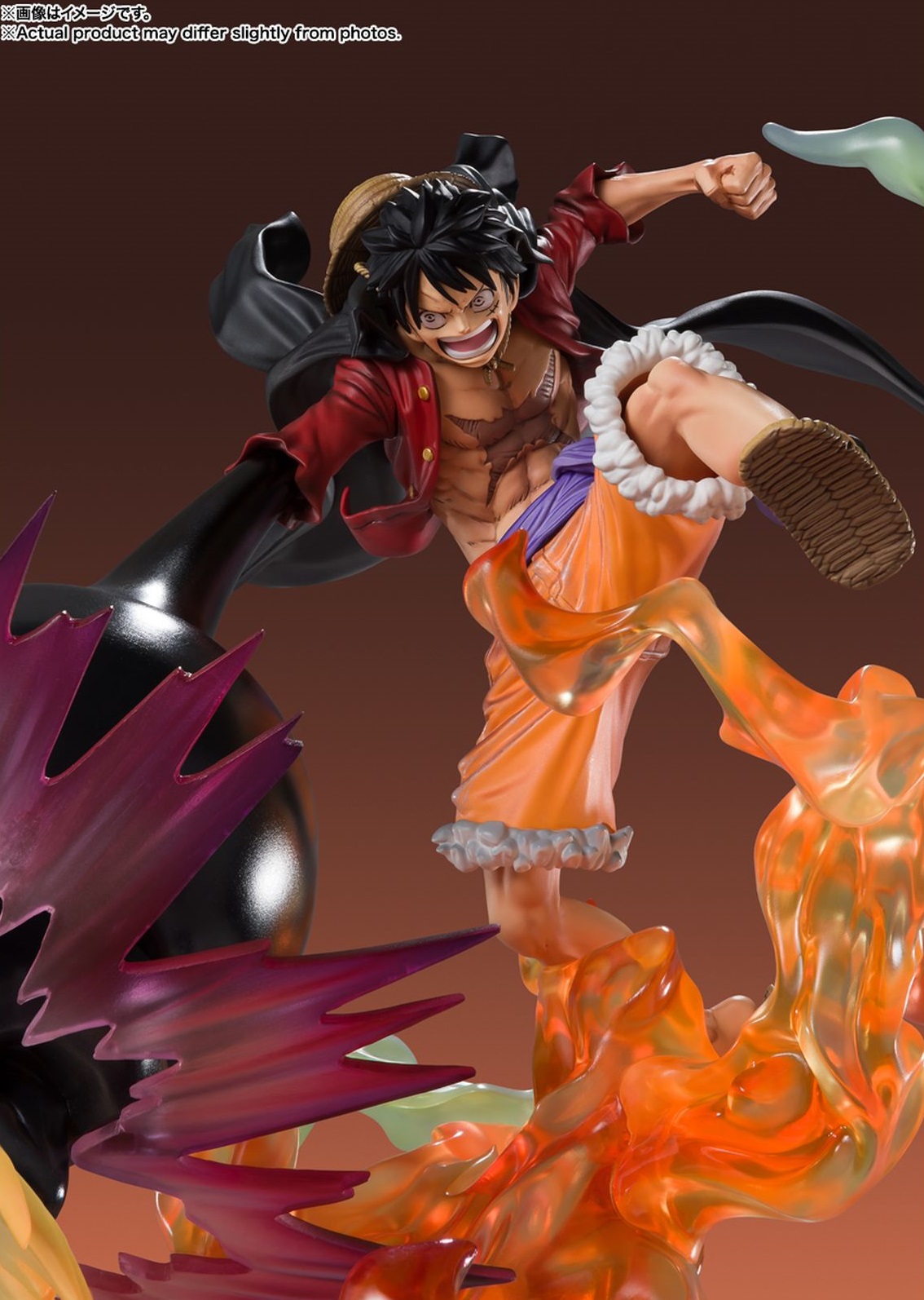 ESTATUA FIGUARTS ZERO EXTRA BATTLE SPECTACLE MONKEY.D.LUFFY RED ROC  TAMASHII NATIONS