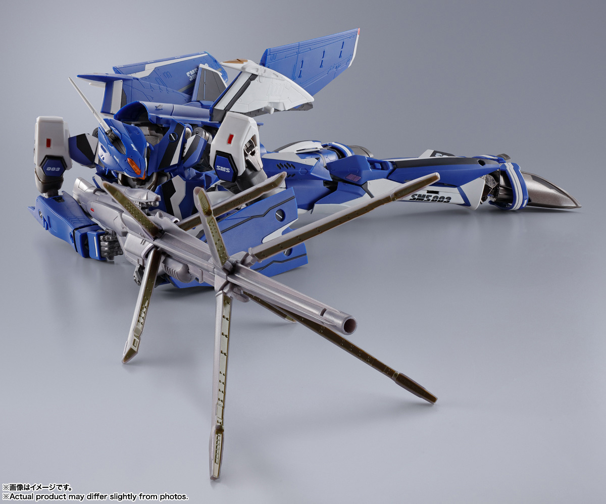FIGURA ACCION DX CHOGOKIN VF-25G SUPER MESSIAH VALKYRIE MICHAEL BLANC USE REVIVAL VER. TAMASHII NATIONS