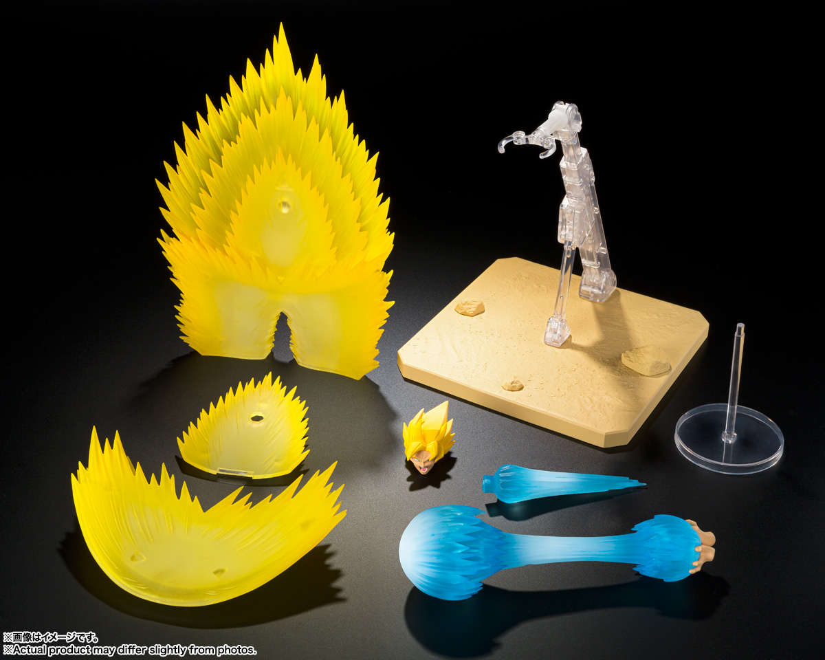 Super Saiyan Son Goku’S Efect Parts Set-Teleport Kamehameha- S.H.Figuarts