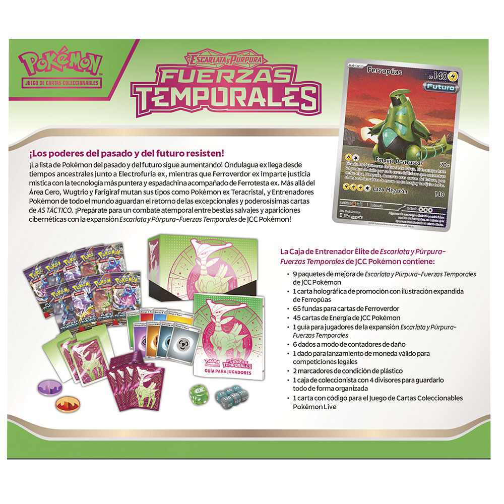 Pokemon TCG Temporal Forces Elite Trainer Box ESP