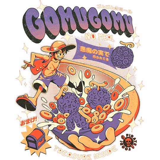 POLERA GOMU GOMU BLANCA BY ILUSTRATA - GKZ