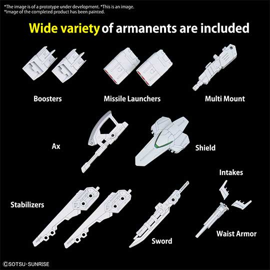 OPTION PARTS SET GUNPLA 13 (GUNPLA BATTLE ARM ARMS)