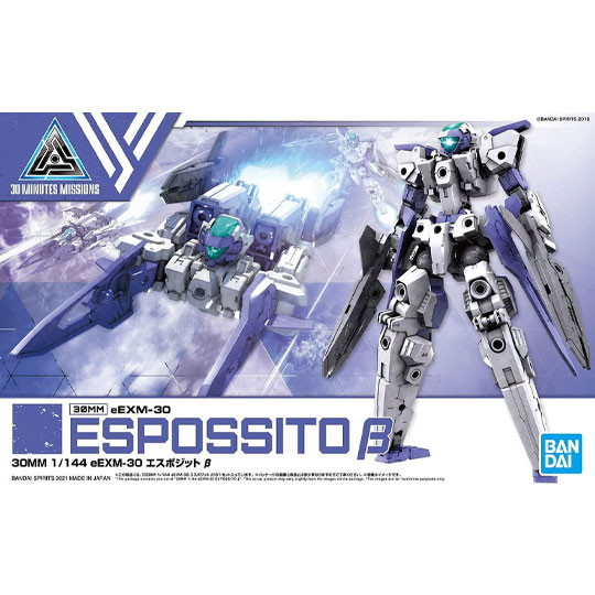 MODEL KIT 30MM 1/144 EEXM 30 ESPOSSITO . BANDAI HOBBY