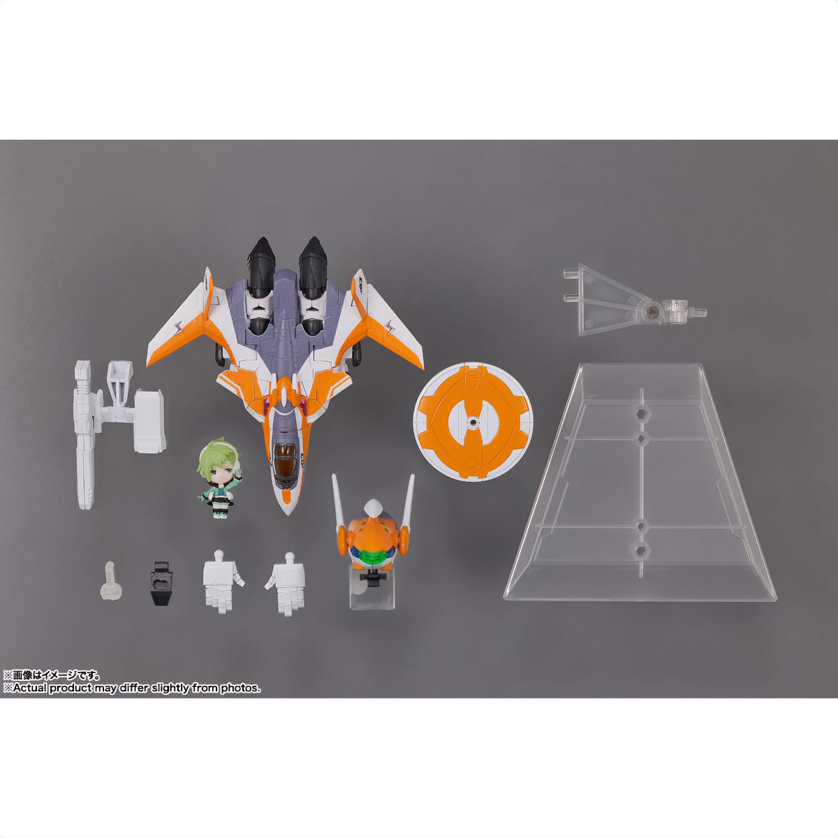 FIGURA ACCION TINY SESSION VF 31E SIEGFRIED CHUCK MUSTANG USE WITH REINA PROWLER TAMASHII NATIONS