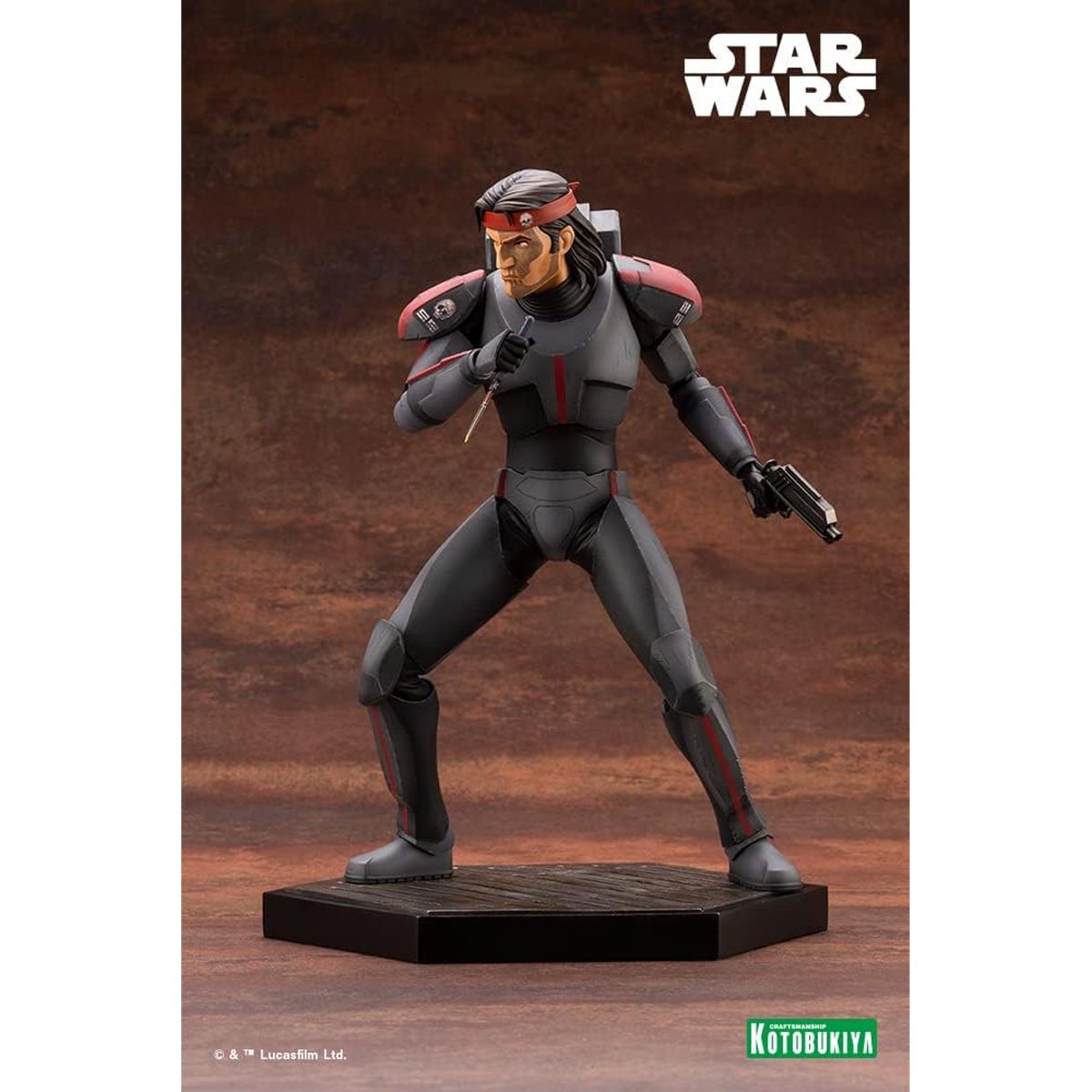 ESTATUA STAR WARS ARTFX HUNTER THE BAD BATCH ARTFX STATUE KOTOBUKIYA