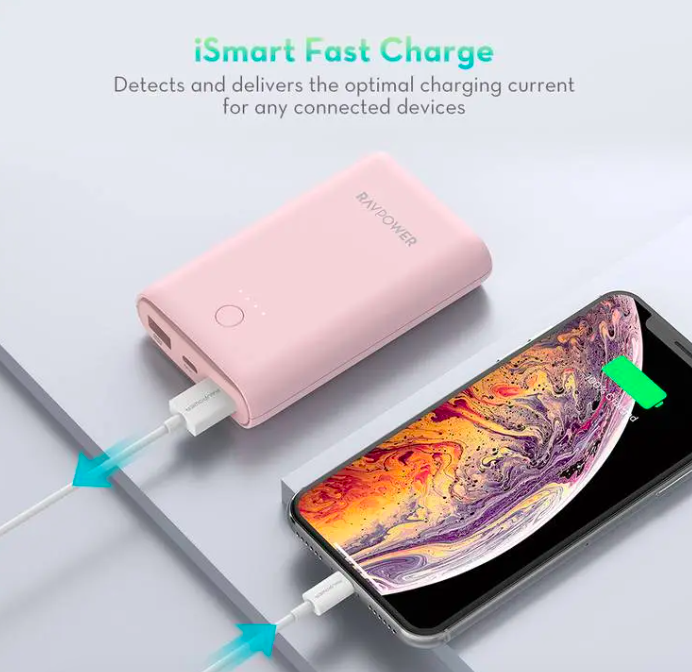 POWERBANK PORTÁTIL 10050MAH ROSADO RAV POWER
