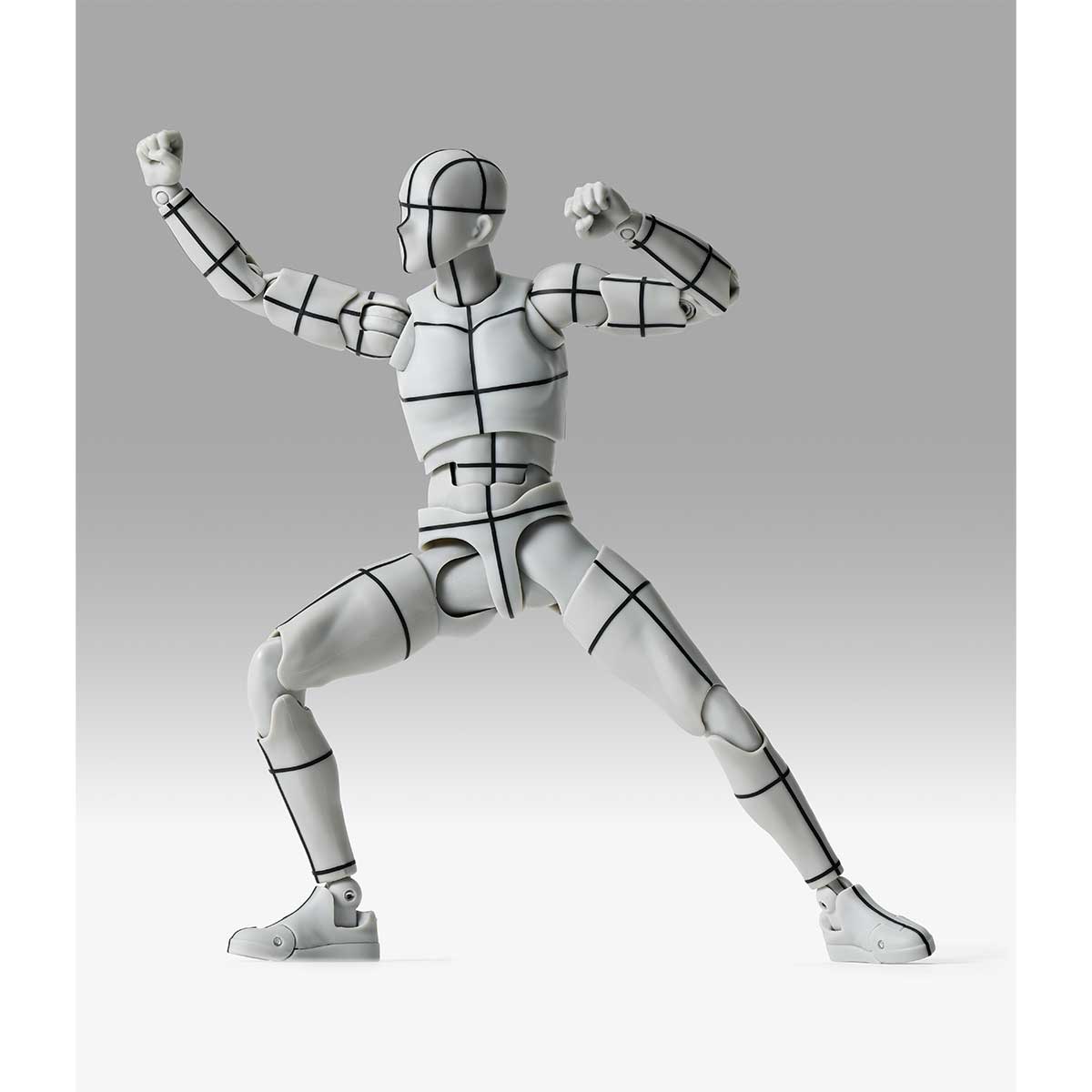 S.H.FIGUARTS BODY-KUN-SPORTS- EDITION-WIRE FRAME- (GRAY COLOR VER.) TAMASHII NATION