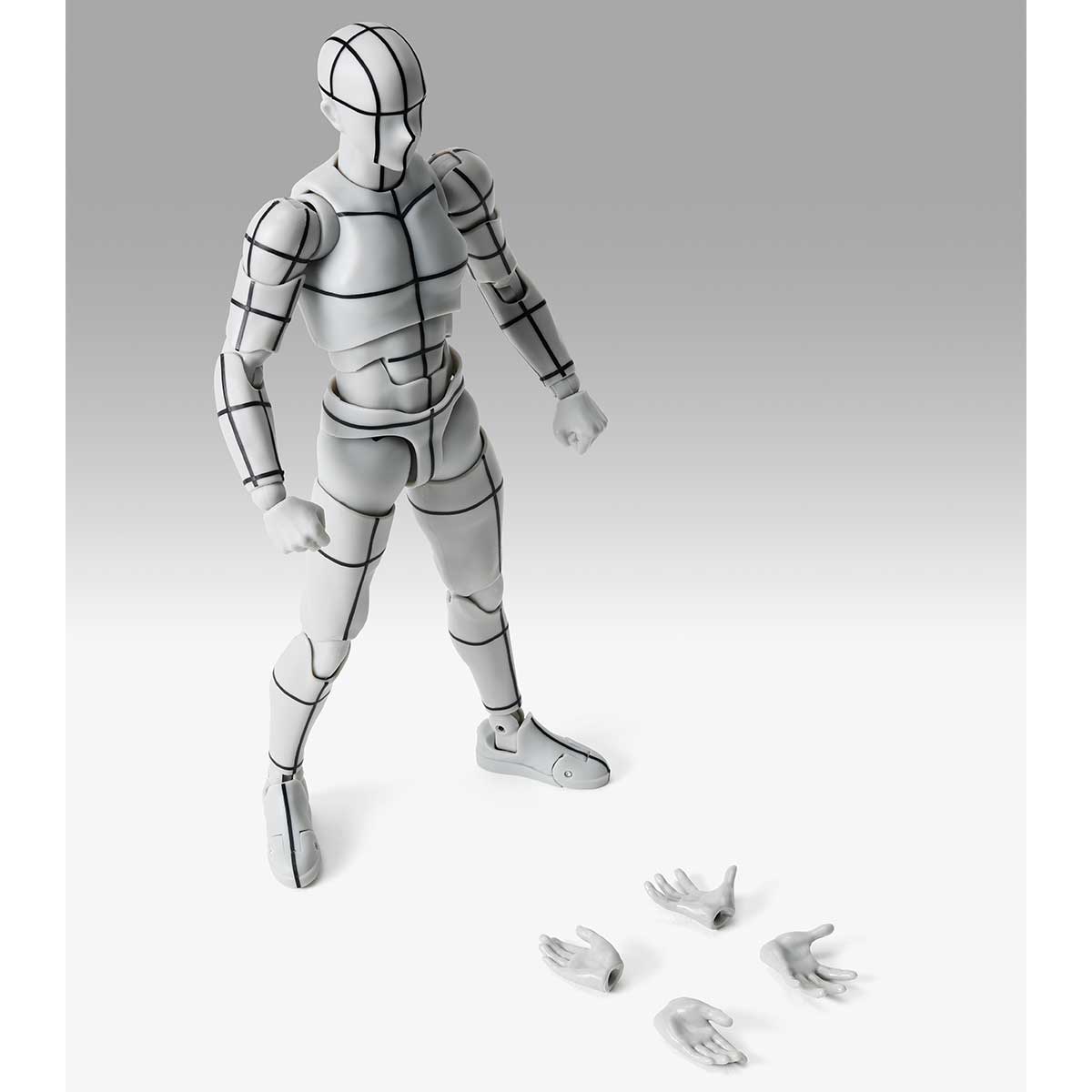 S.H.FIGUARTS BODY-KUN-SPORTS- EDITION-WIRE FRAME- (GRAY COLOR VER.) TAMASHII NATION