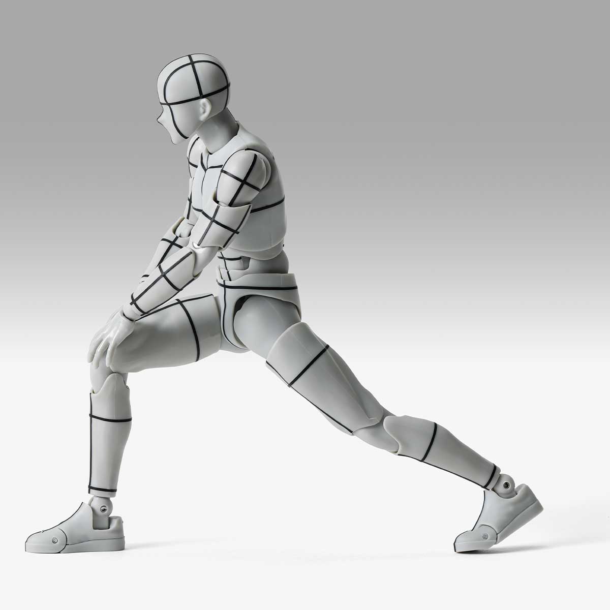 S.H.FIGUARTS BODY-KUN-SPORTS- EDITION-WIRE FRAME- (GRAY COLOR VER.) TAMASHII NATION