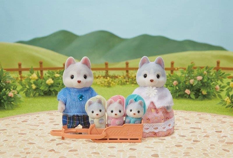  FAMILIA HUSKY SYLVANIAN FAMILIES