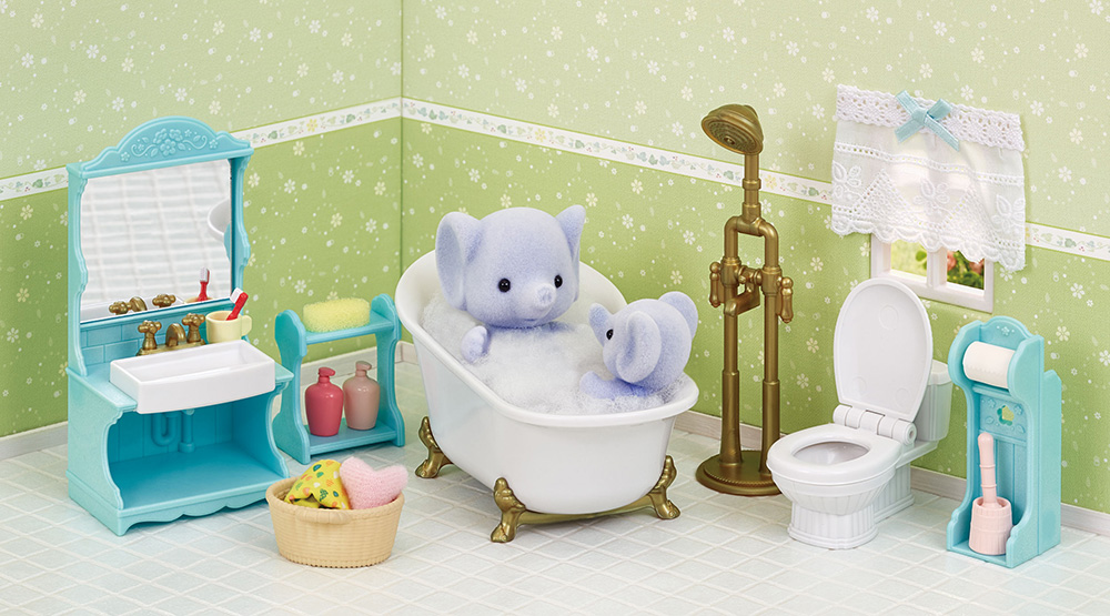 BAÑO DE MIRIAM ELEFANTE SYLVANIAN FAMILIES