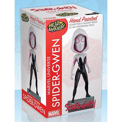 ESTATUA MARVEL HEAD KNOCKER SPIDER GWEN CLASSIC MASKED NECA