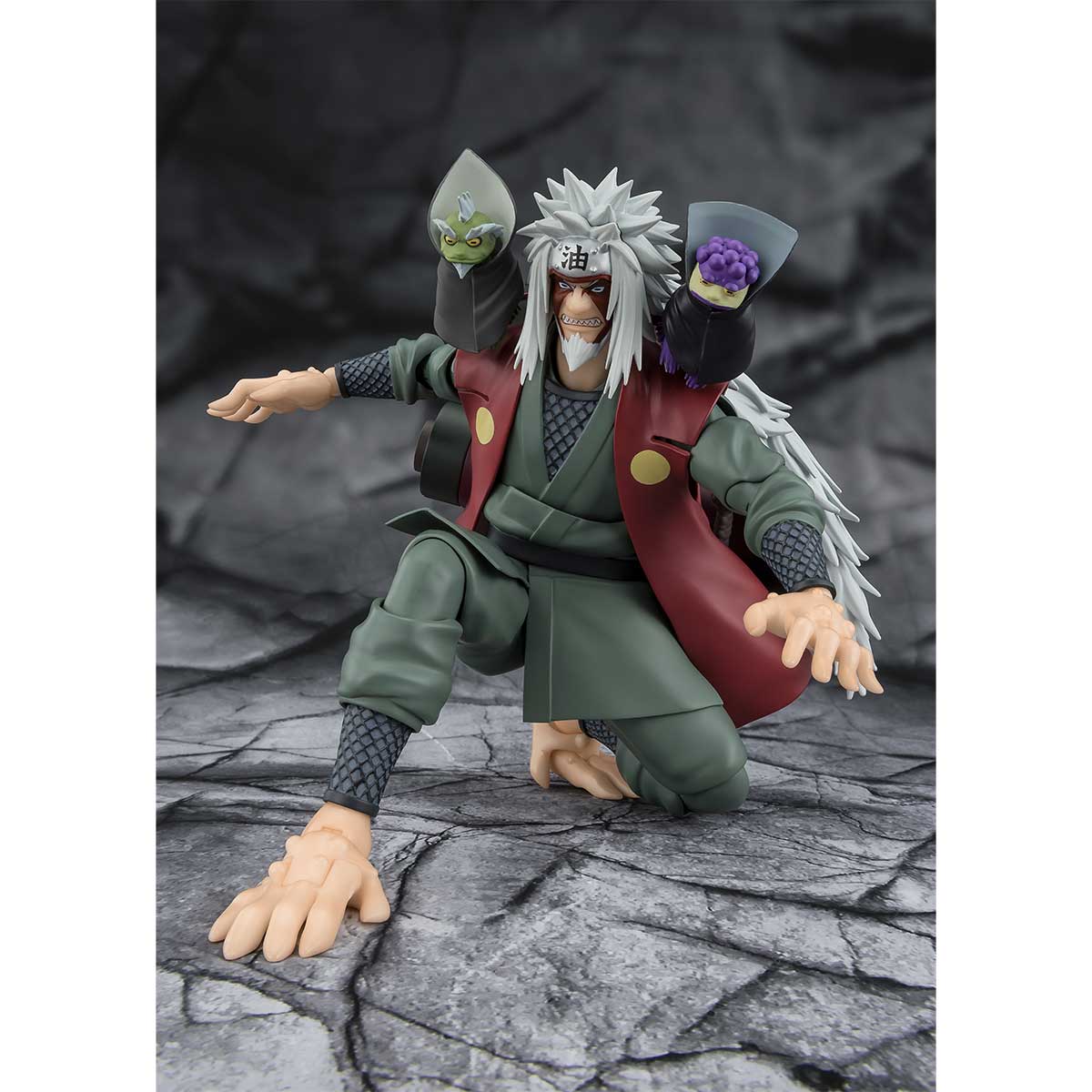 S.H.FIGUARTS JIRAIYA - HIDDEN LEAF HEROIC MASTER SAGE- (SAGE MODE SET) TAMASHII NATIONS