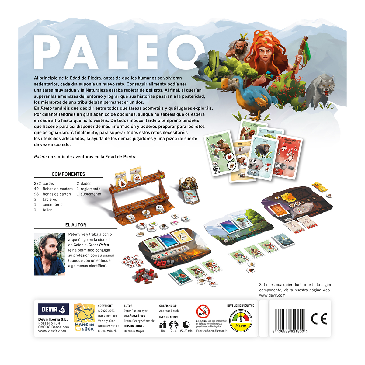 JUEGO DE MESA PALEO DEVIR