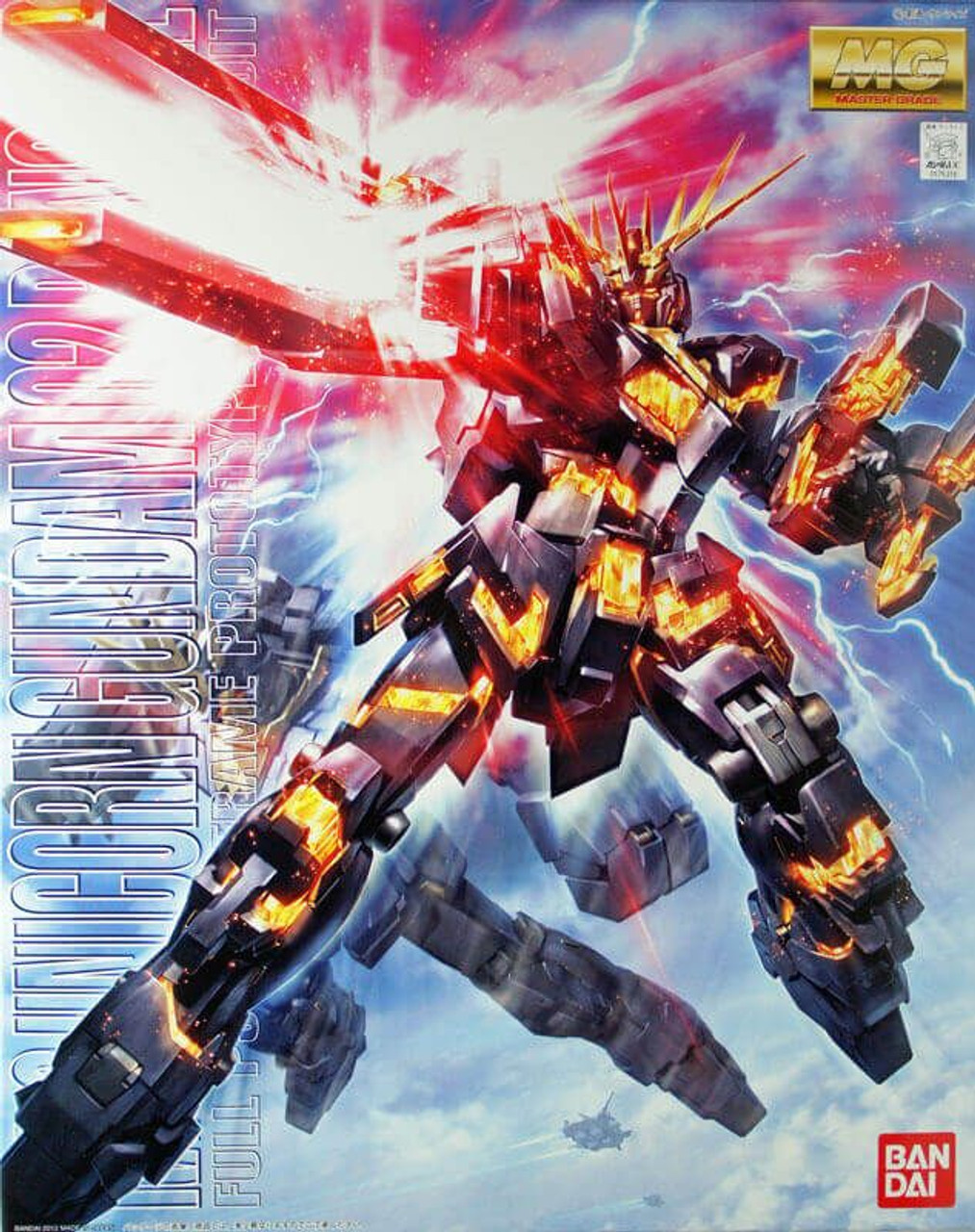 MODEL KIT MG 1/100 RX 0 UNICORN GUNDAM 2 BANSHEE BANDAI HOBBY