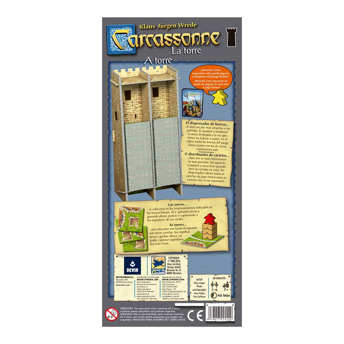 JDM CARCASSONNE: LA TORRE (2DA EDICION)