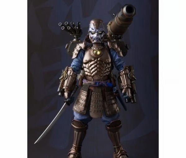 FIGURA ACCION MEISHO MANGA RELIZATION KOUTETSU SAMURAI WAR MACHINE TAMASHII NATIONS