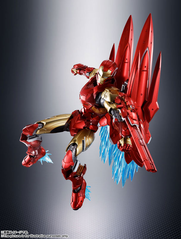 FIGURA ACCION S.H.FIGUARTS IRON MAN TECH ON AVENGERS  TAMASHII NATIONS