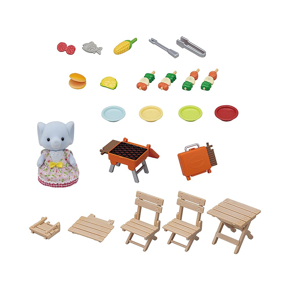  SET BARBACOA MIRIAM ELEFANTE SYLVANIAN FAMILIES