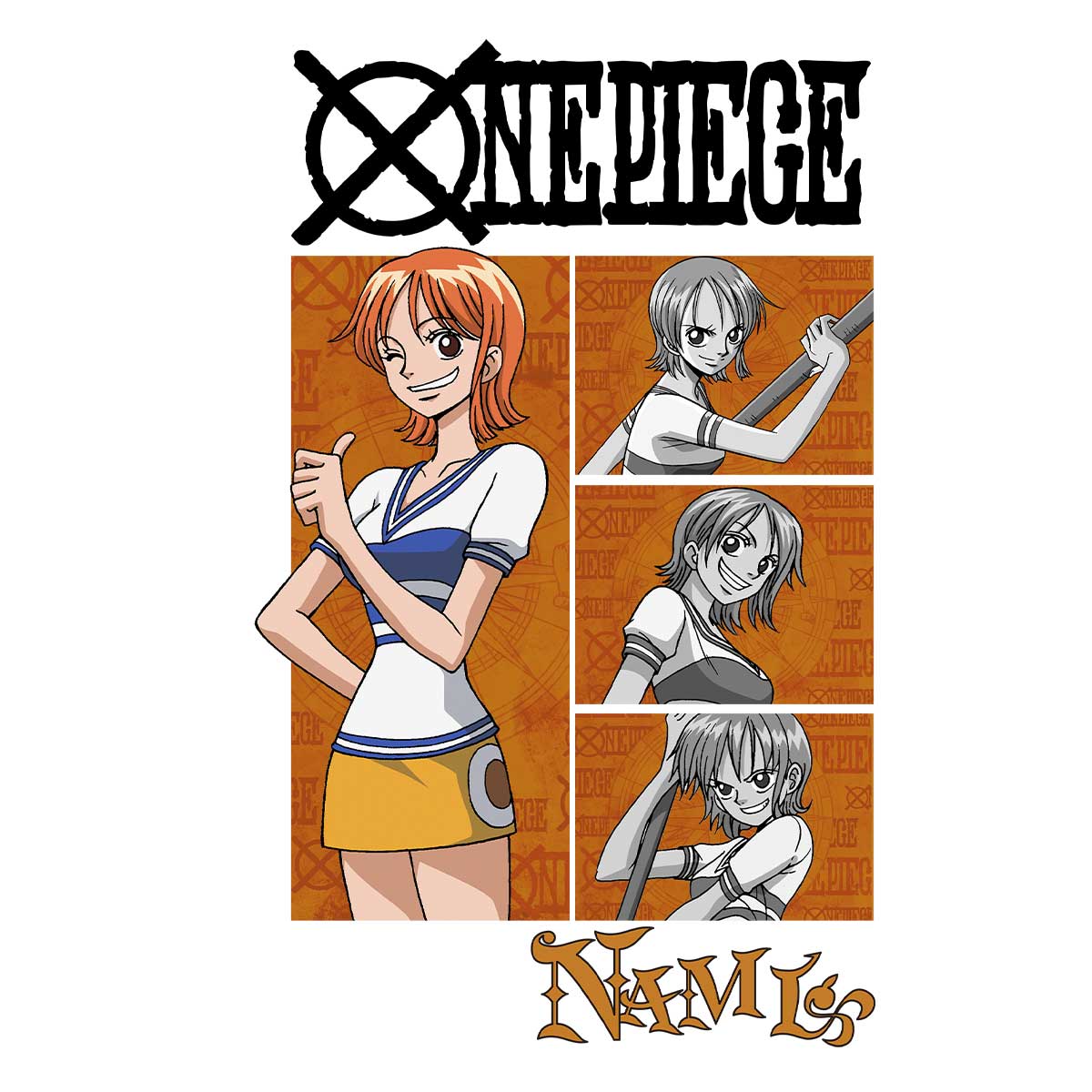 POLERA NAMI BLANCA - ONE PIECE - Geekz