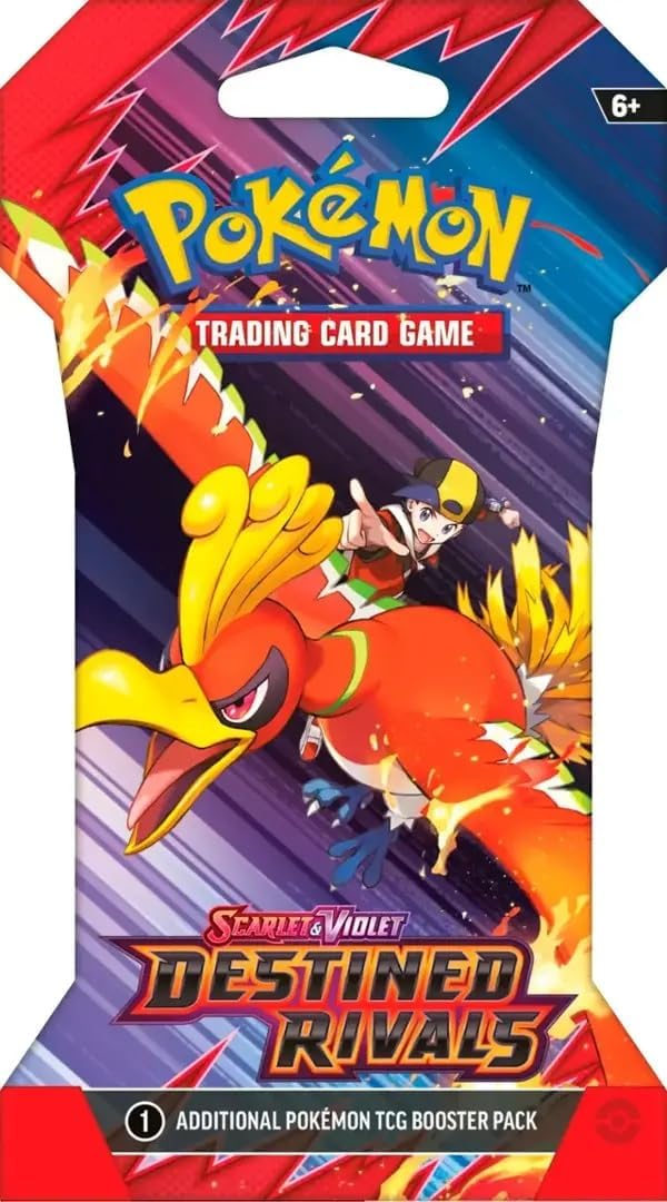POKEMON TCG SCARLET &amp; VIOLET - DESTINED RIVALS SLEEVED BOOSTER ENGLISH POKEMON COMPANY