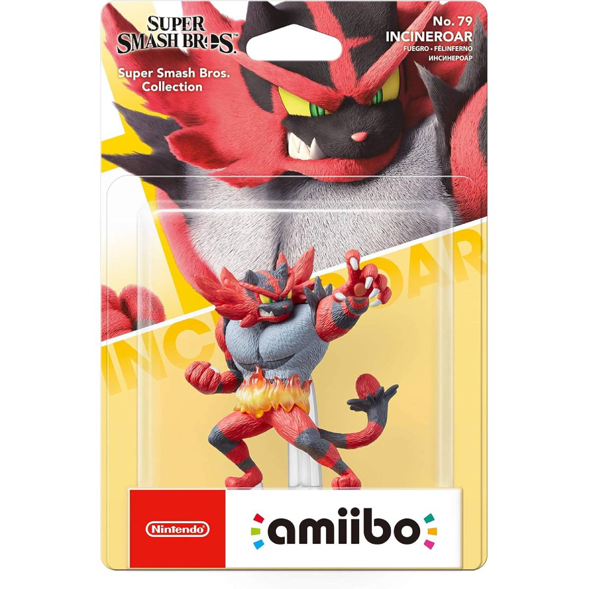 AMIIBO INCINEROAR N°79 - SUPER SMASH BROS COLLECTION