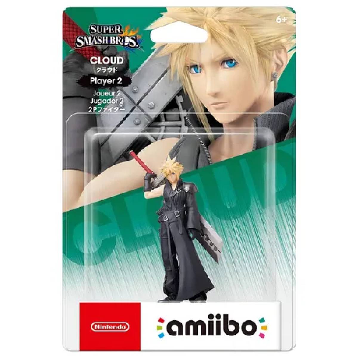 AMIIBO CLOUD (PLAYER 2) - SUPER SMASH BROS