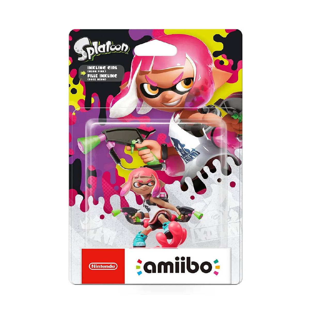 AMIIBO INKLING GIRL PINK - SPLATOON COLLECTION