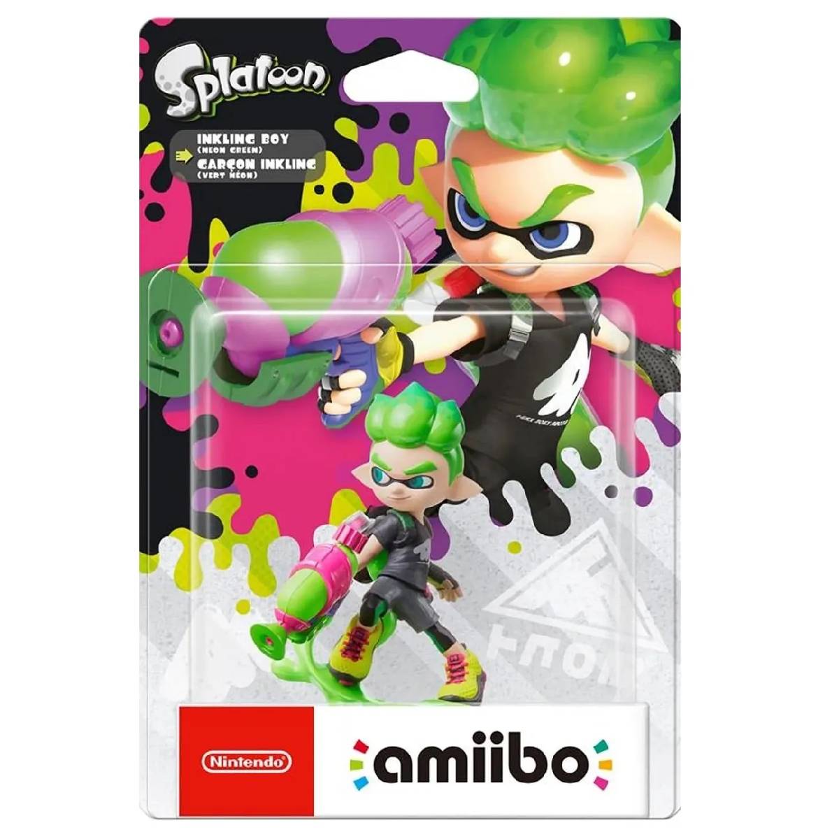 AMIIBO INKLING BOY (NEON GREEN) - SPLATOON COLLECTION