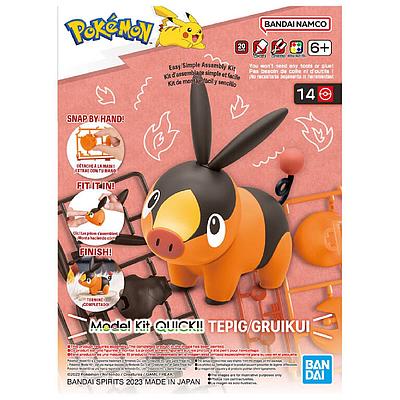 POKEMON MODEL KIT QUICK!! 14 TEPIG