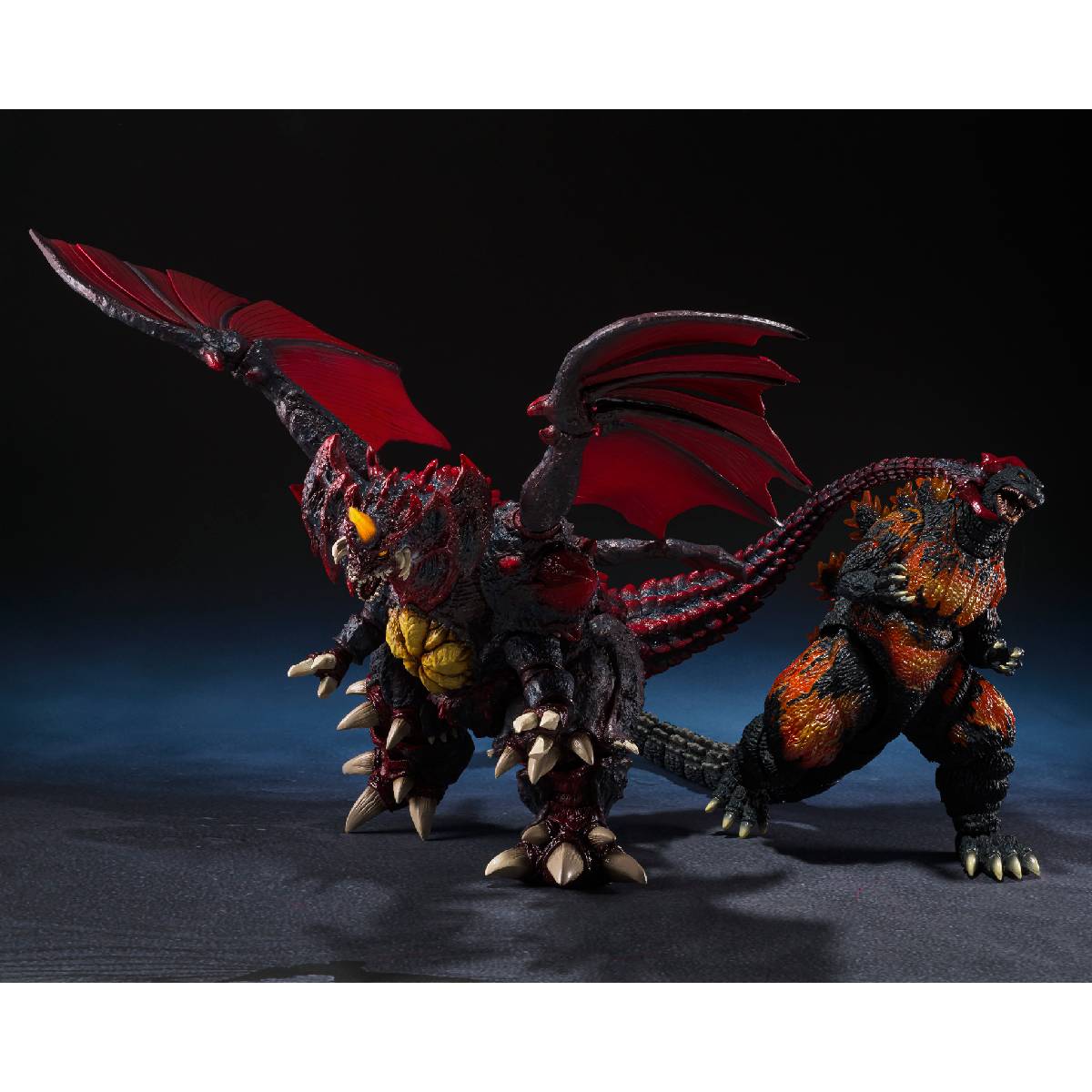 S.H.MONSTERARTS DESTOROYAH PERFECT FORM TOKYO WATERFRONT CITY DECISIVE BATTLE VER. GODZILLA TAMASHII NATIONS